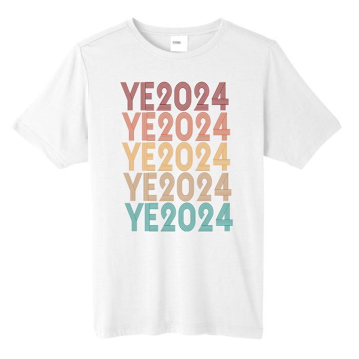 Ye 2024 Kanye For President Retro Tall Fusion ChromaSoft Performance T-Shirt