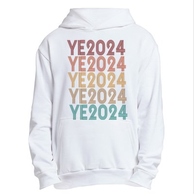 Ye 2024 Kanye For President Retro Urban Pullover Hoodie