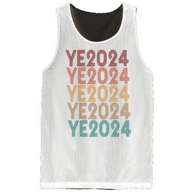 Ye 2024 Kanye For President Retro Mesh Reversible Basketball Jersey Tank