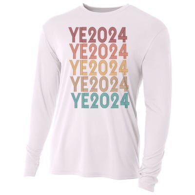 Ye 2024 Kanye For President Retro Cooling Performance Long Sleeve Crew