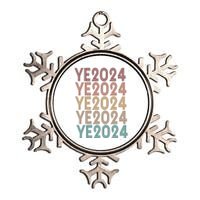 Ye 2024 Kanye For President Retro Metallic Star Ornament