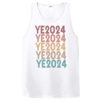 Ye 2024 Kanye For President Retro PosiCharge Competitor Tank