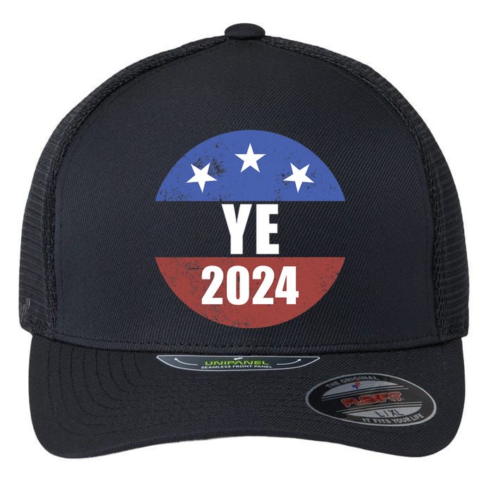 Ye 2024 Ye For President 2024 Ye 2024 Flexfit Unipanel Trucker Cap