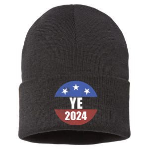 Ye 2024 Ye For President 2024 Ye 2024 Sustainable Knit Beanie