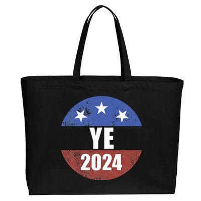 Ye 2024 Ye For President 2024 Ye 2024 Cotton Canvas Jumbo Tote