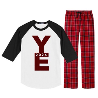 Ye 2024 Raglan Sleeve Pajama Set