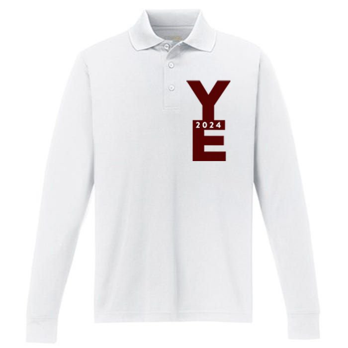 Ye 2024 Performance Long Sleeve Polo