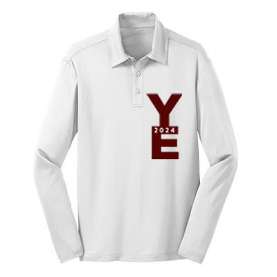 Ye 2024 Silk Touch Performance Long Sleeve Polo