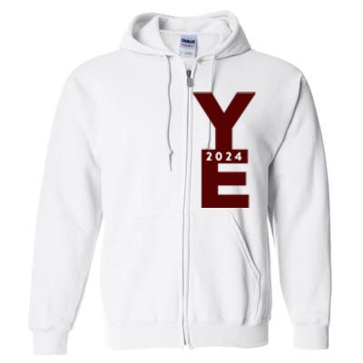 Ye 2024 Full Zip Hoodie