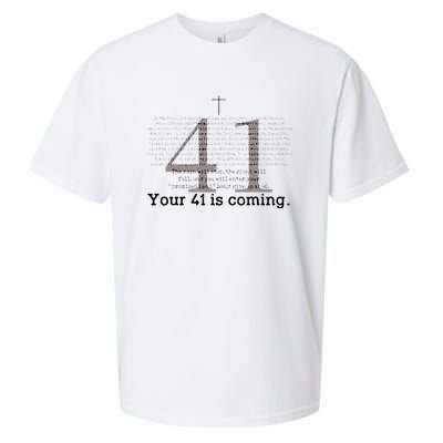 Your 41 Is Coming Sueded Cloud Jersey T-Shirt