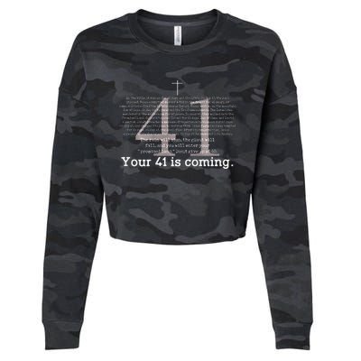 Your 41 Is Coming Cropped Pullover Crew