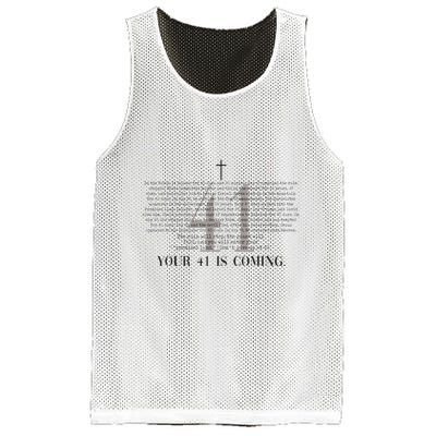 Your 41 Is Coming Christian Mesh Reversible Basketball Jersey Tank