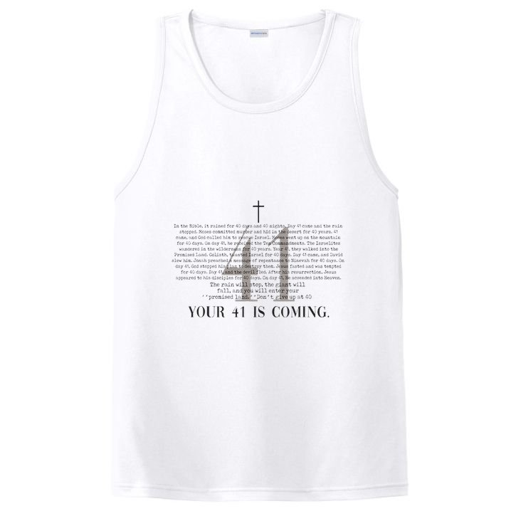 Your 41 Is Coming Christian PosiCharge Competitor Tank