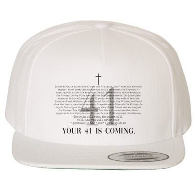 Your 41 Is Coming Christian Wool Snapback Cap