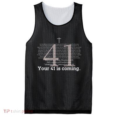 Your 41 Is Coming Mesh Reversible Basketball Jersey Tank