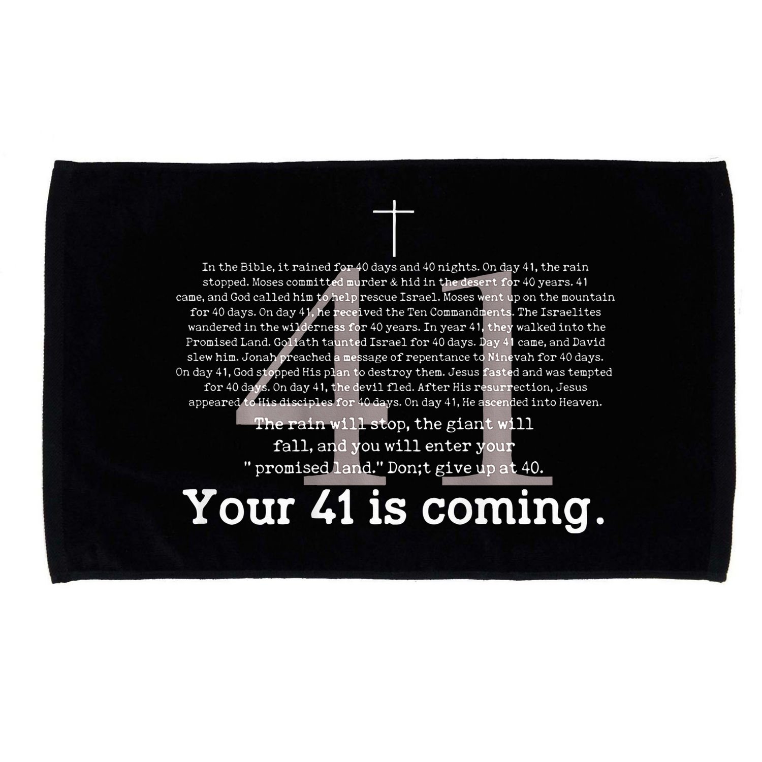Your 41 Is Coming Microfiber Hand Towel