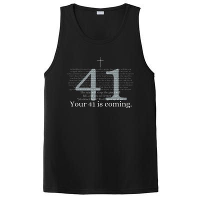 Your 41 Is Coming God Faith Christian Bible PosiCharge Competitor Tank