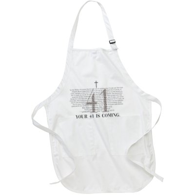 Your 41 Is Coming Christian Apron