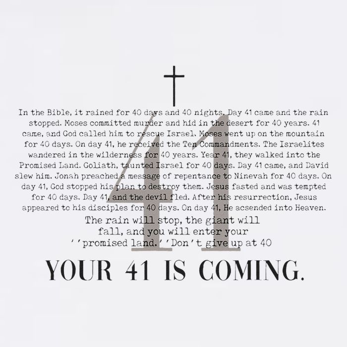 Your 41 Is Coming Christian Adult Drive Performance Visor