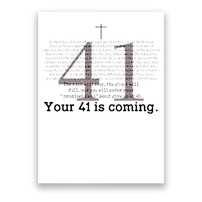 Your 41 Is Coming Poster