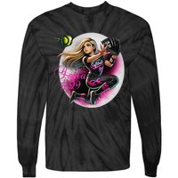 Yana 99 Softball Support Tie-Dye Long Sleeve Shirt