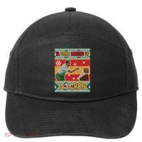 Ya Done Messed Up A-A-Ron Ugly Christmas 7-Panel Snapback Hat