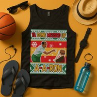 Ya Done Messed Up A-A-Ron Ugly Christmas Tank Top