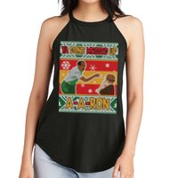 Ya Done Messed Up A-A-Ron Ugly Christmas Women's Perfect Tri Rocker Tank