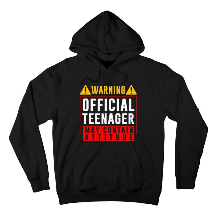 You Are 13 Sign Warning Nager Hoodie