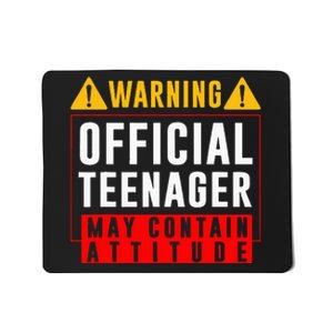 You Are 13 Sign Warning Nager Mousepad