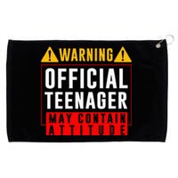 You Are 13 Sign Warning Nager Grommeted Golf Towel