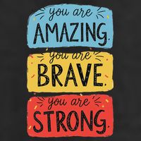 You Are Amazing Brave Strong 25L Jumbo Tote