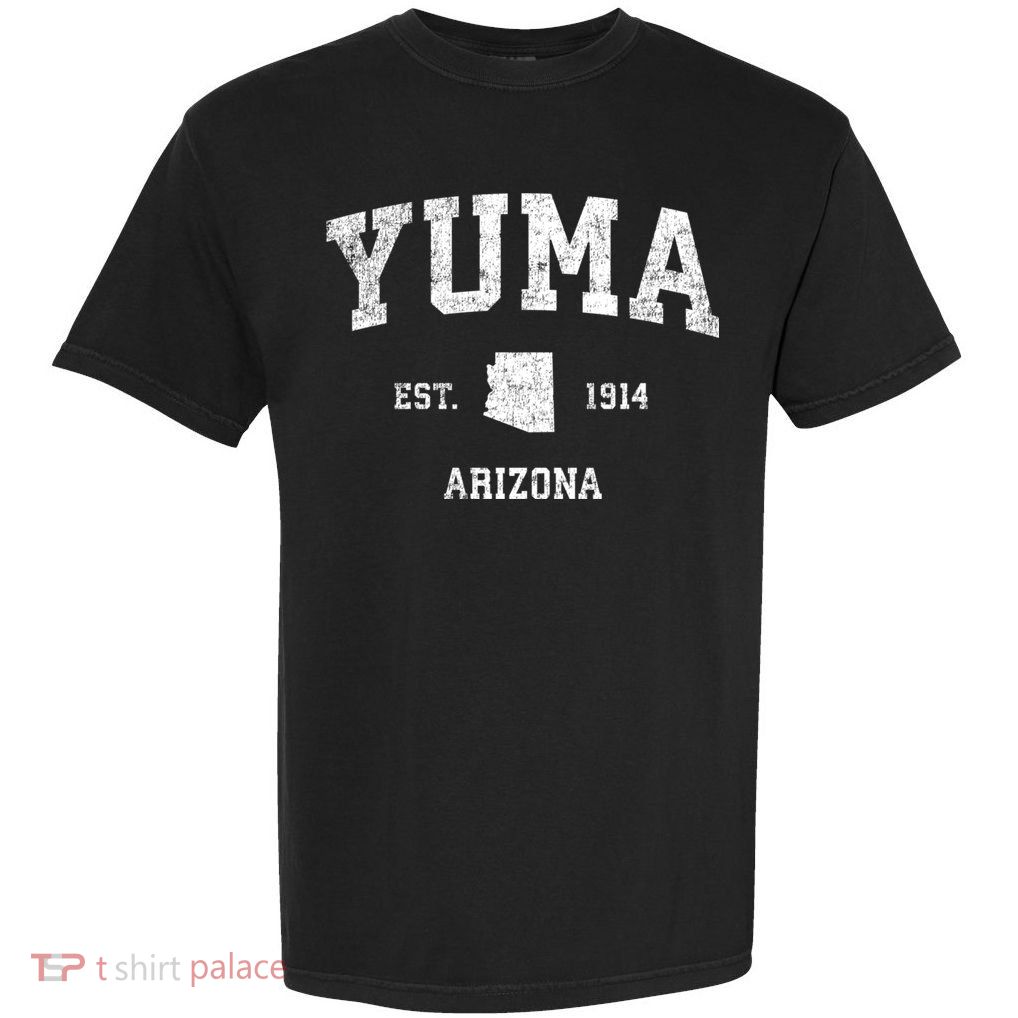 Yuma Arizona Az Vintage Sports Garment-Dyed Heavyweight T-Shirt