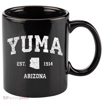 Yuma Arizona Az Vintage Sports 11oz C Handle Ceramic Mug