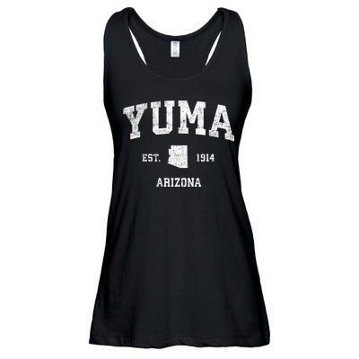 Yuma Arizona Az Vintage Sports Ladies Essential Flowy Tank