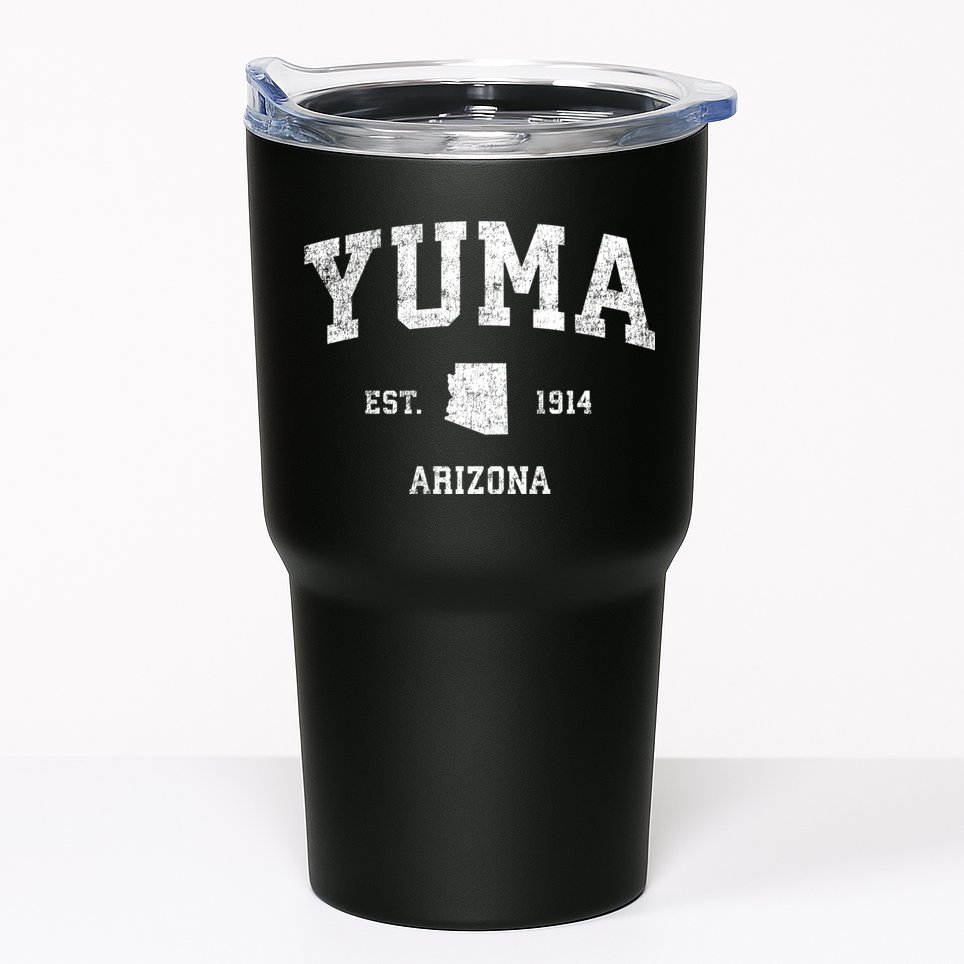 Yuma Arizona Az Vintage Sports Tumbler