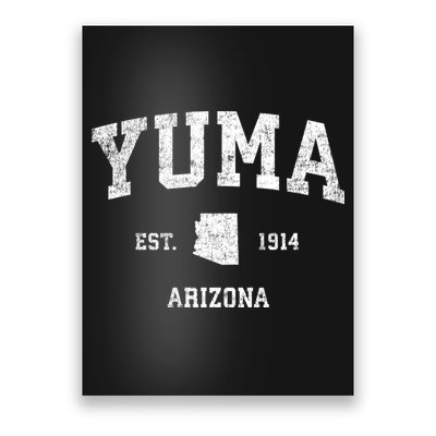 Yuma Arizona Az Vintage Sports Poster