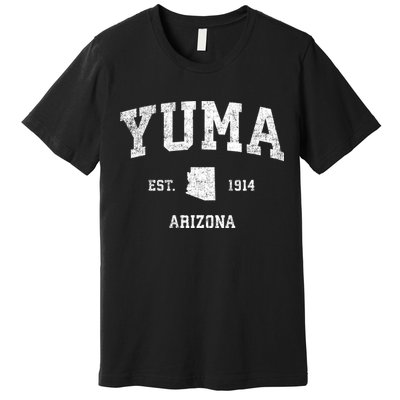 Yuma Arizona Az Vintage Sports Premium T-Shirt
