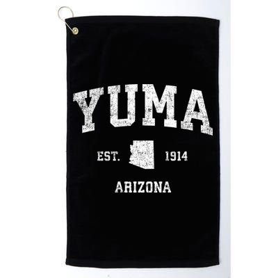 Yuma Arizona Az Vintage Sports Golf Towel