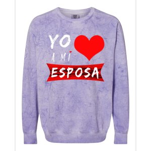 Yo Amo A Mi Toxico San Valentin Gift Colorblast Crewneck Sweatshirt