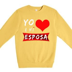 Yo Amo A Mi Toxico San Valentin Gift Premium Crewneck Sweatshirt