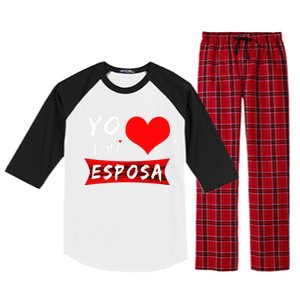 Yo Amo A Mi Toxico San Valentin Gift Raglan Sleeve Pajama Set