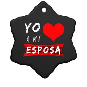 Yo Amo A Mi Toxico San Valentin Gift Ceramic Star Ornament