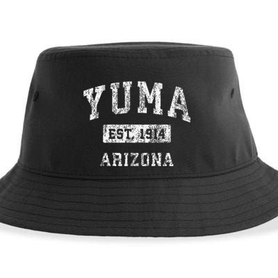 Yuma Arizona Az Vintage Established Sustainable Bucket Hat