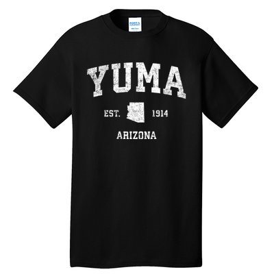 Yuma Arizona Az Vintage Sports Design Tall T-Shirt