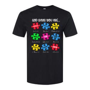 You Are Autism Awareness Puzzle Bible Verses Christian Softstyle CVC T-Shirt