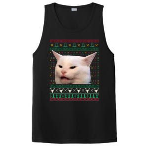 Yelling At A Cat Ugly Xmas Funny Meme Dress Gift PosiCharge Competitor Tank