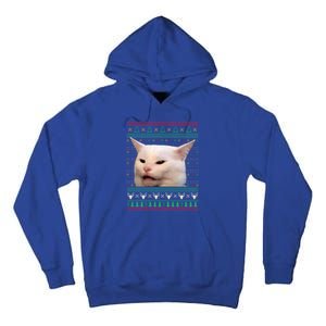 Yelling At A Cat Ugly Xmas Funny Meme Dress Gift Tall Hoodie