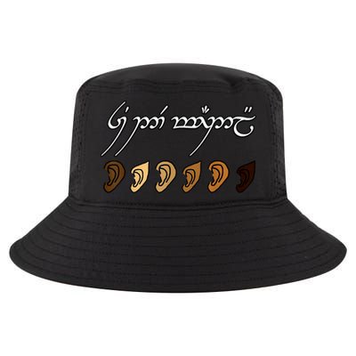 You All Are Welcome Here Elvish Elijah Funny Memes Wood Cool Comfort Performance Bucket Hat