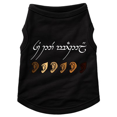 You All Are Welcome Here Elvish Elijah Funny Memes Wood Doggie Tank